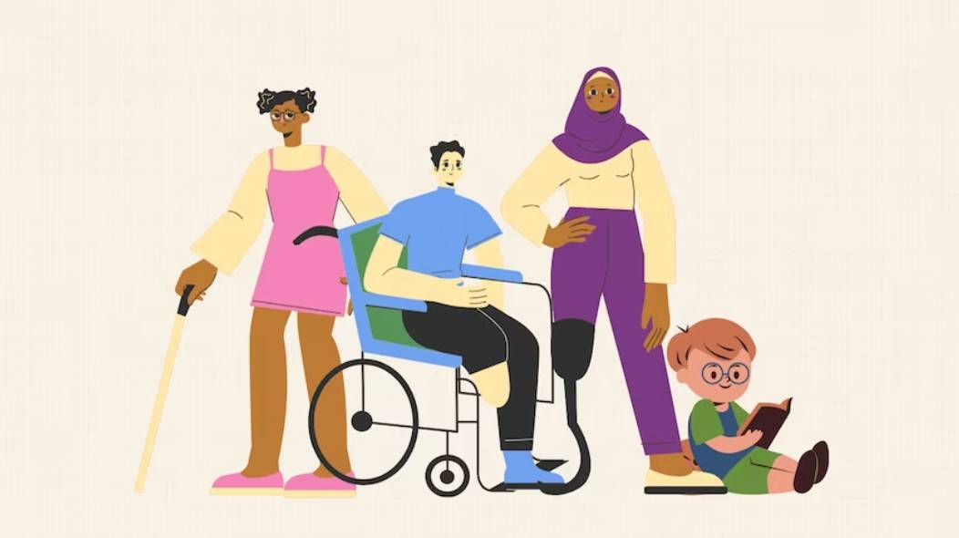 a group of people with disability