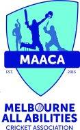 MAACA Logo with different shades of blue