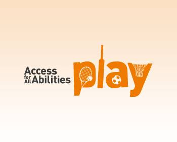 Logo for "Access for All Abilities," featuring the word "play" in bold orange, emphasizing inclusive recreational activities.AAAplay default image