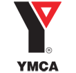 YMCA logo featuring a bold black "Y" with a red triangle and a stylized white triangle, emphasizing community and fitness.