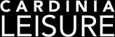 Logo of Cardinia Leisure, featuring bold, white letters on a black background, representing the organization's focus on recreation and leisure.